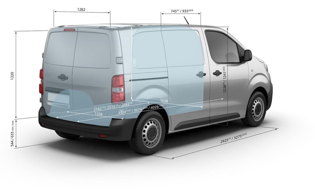 Spannende Jumpy Citroen Masse Ebenbild